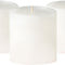 3X3 Inch White Pillar Candles Set of 3, Smooth Texture, Unscented White Candles, Dripless Candles, 3 Inch Pillar Candles Ideal as Wedding, Parties, Spas, Dinner, Home Decoration, Church