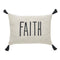 Faith Decorative Pillow, 14X20, Tan & Black