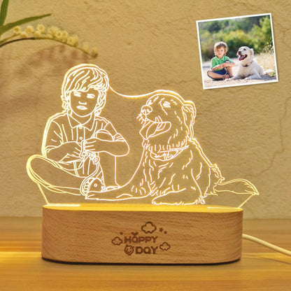 Vip-Dropshipping Customized Photo 3D Night Light for Gift